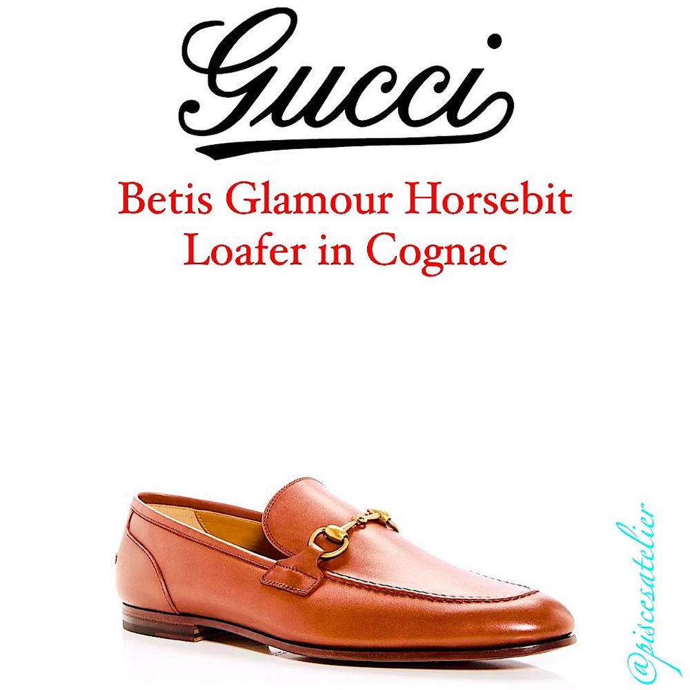 Gucci Betis Glamour Cuir Cognac Leather Horsebit Loafer 247489 BLM00 2535, 8.5 - Picture 3 of 16